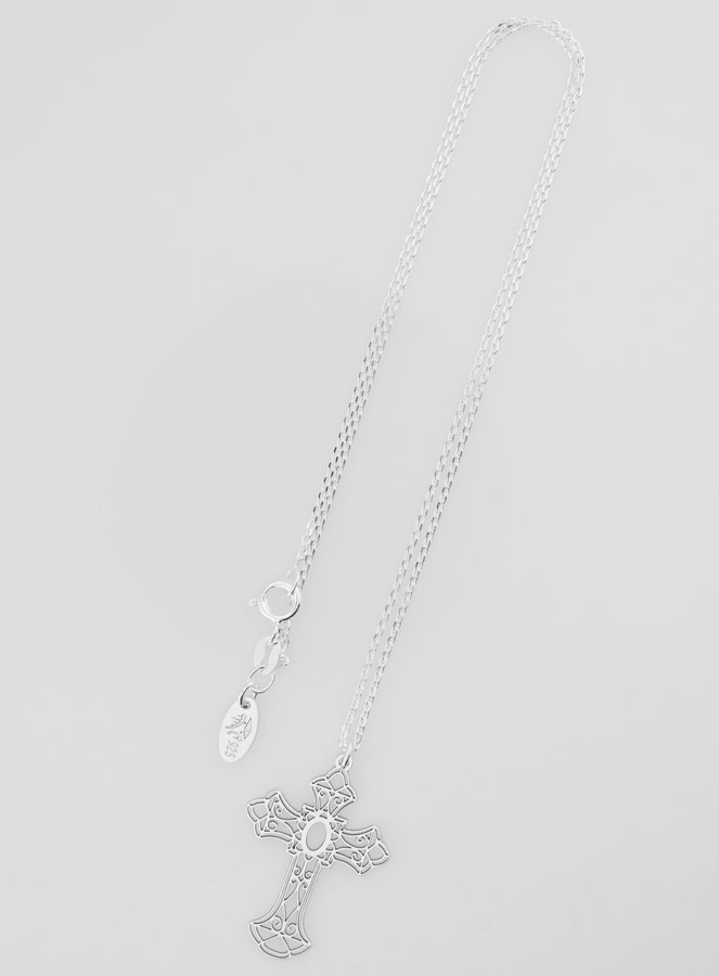 Collier Religieux & Croix - Argent 925/1000 (pic 2)