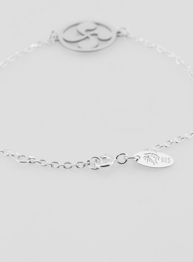 Bracelet en Argent Massif - Croix Basque (pic 3)