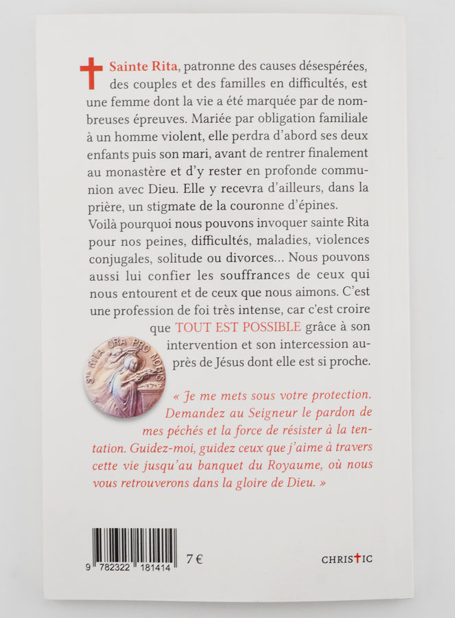 Livret de Neuvaine à Sainte Rita (pic 2)