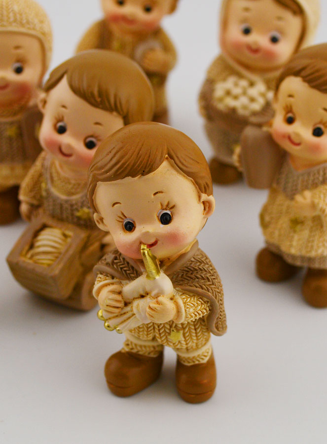Crèche de Noël Enfantine 8 Santons - 5cm (pic 4)