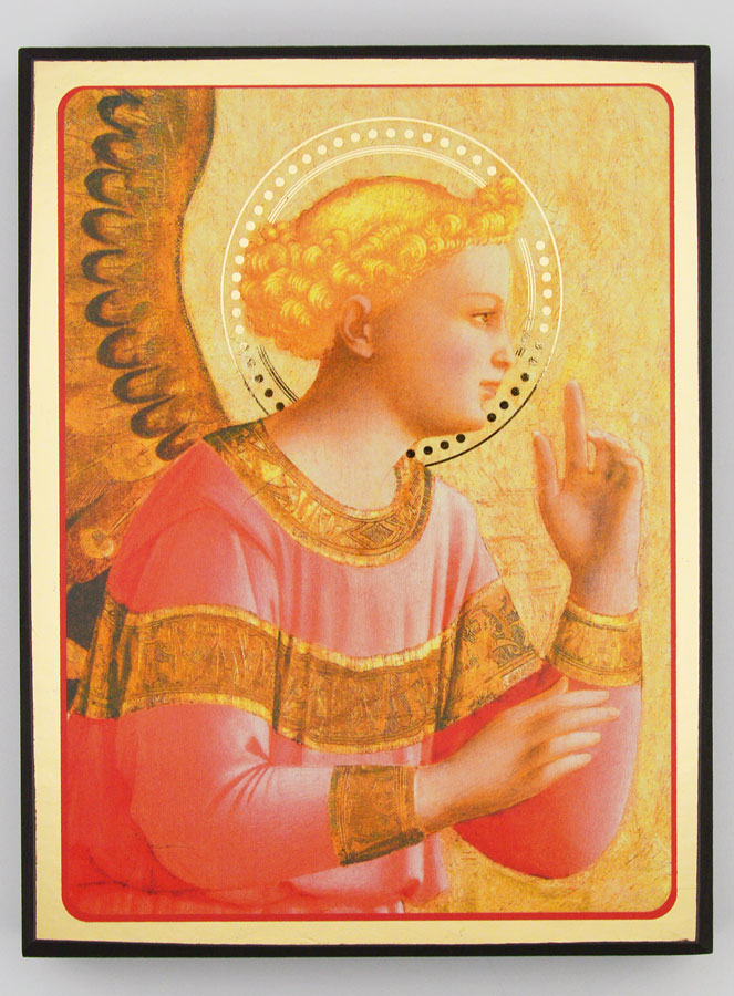 Icône Religieuse - Ange de l'Annonciation 14cm (pic 1)