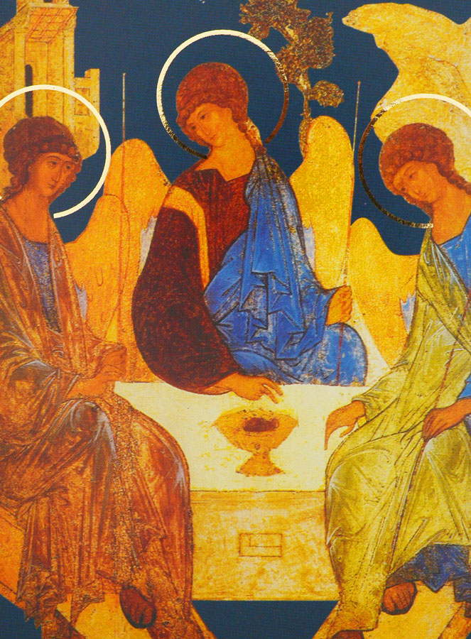 Icône Religieuse Sainte Trinité - 14cm (pic 2)