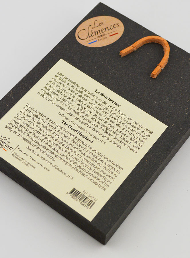 Icône Religieuse Jésus Bon Berger - 14cm (pic 4)
