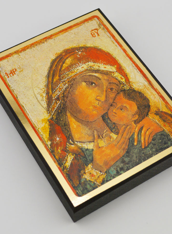 Icône Religieuse Vierge de Korsun - 14cm (pic 3)