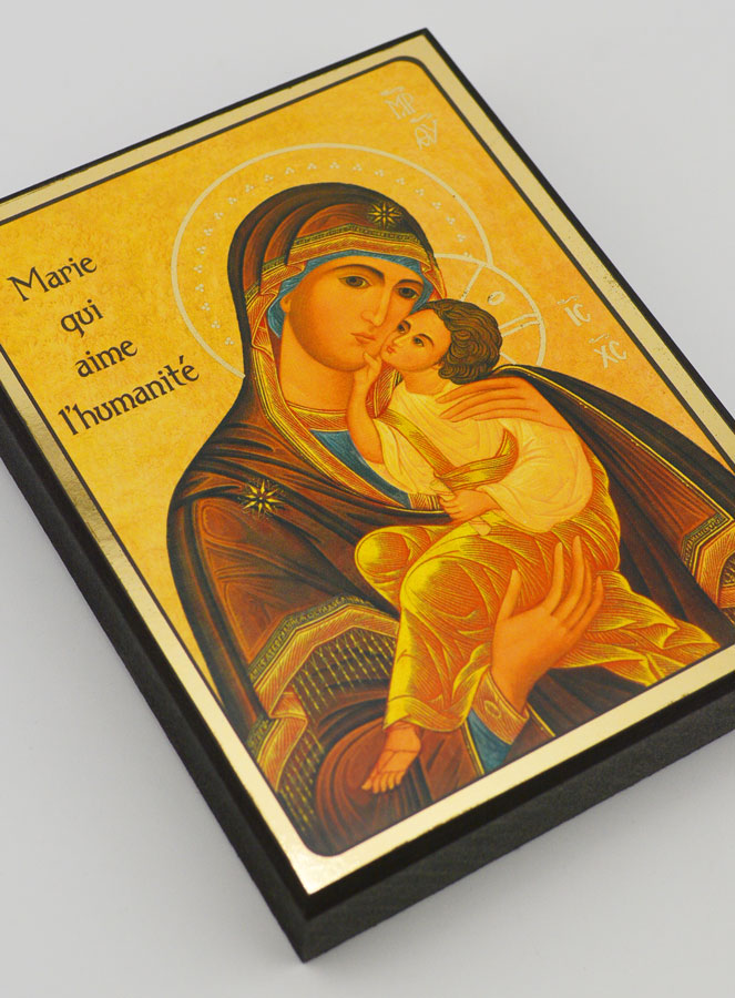 Icône Religieuse Vierge de Tendresse - 14cm (pic 3)