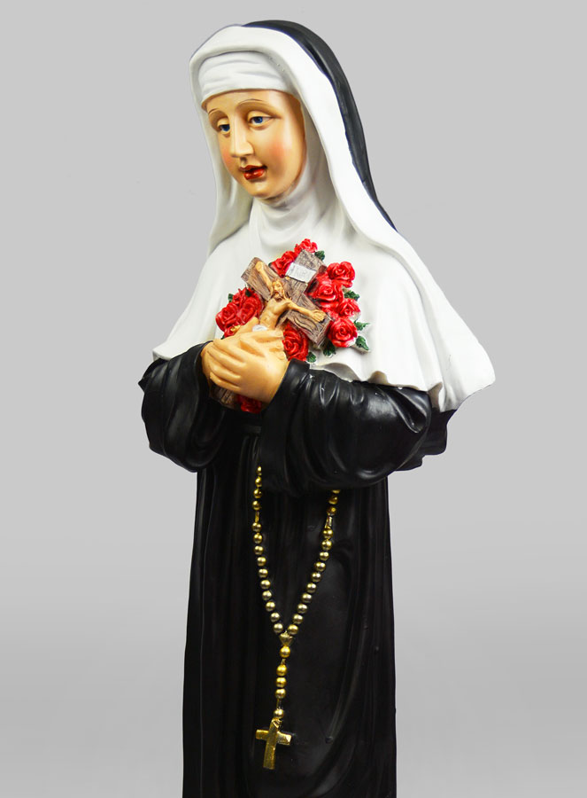Grande Statue de Sainte Rita de Cascia - 80cm (pic 4)