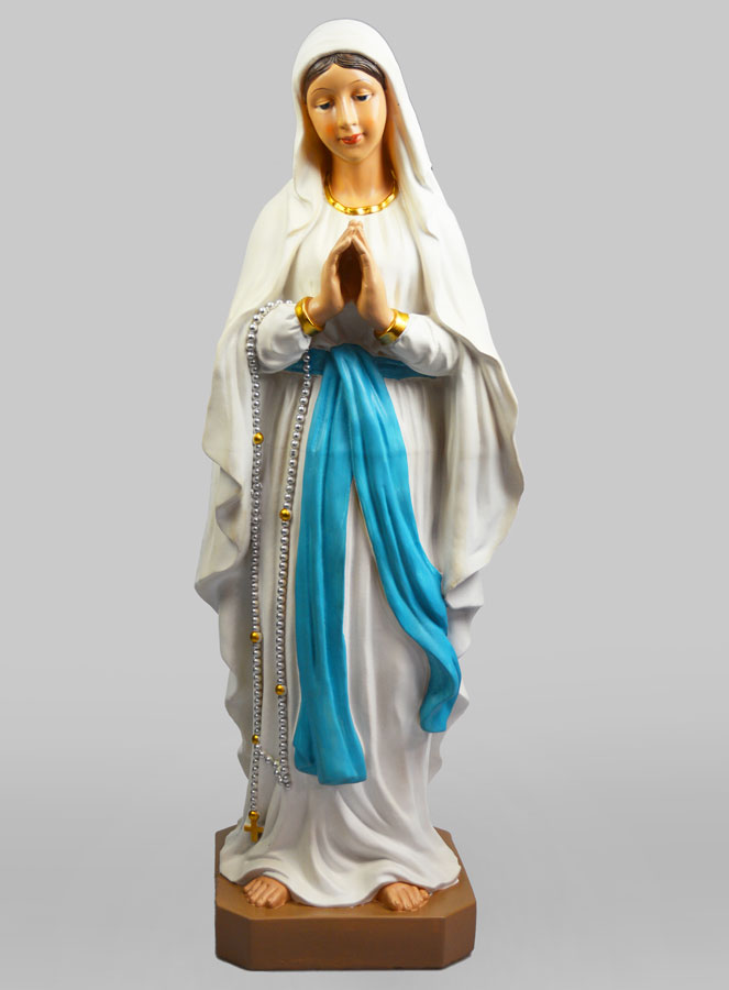 Grande Statue de Notre Dame de Lourdes - 80cm (pic 1)
