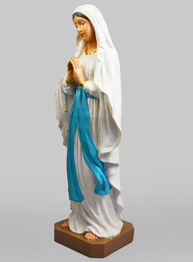 Grande Statue de Notre Dame de Lourdes - 80cm (pic 2)