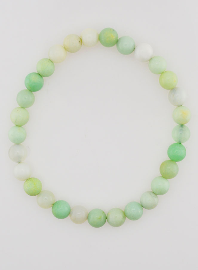 Bracelet en Pierre Naturelle de Chrysoprase 6mm AA+ (pic 1)