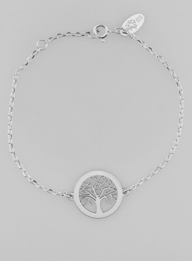 Bracelet en Argent Massif - Arbre de Vie (pic 1)