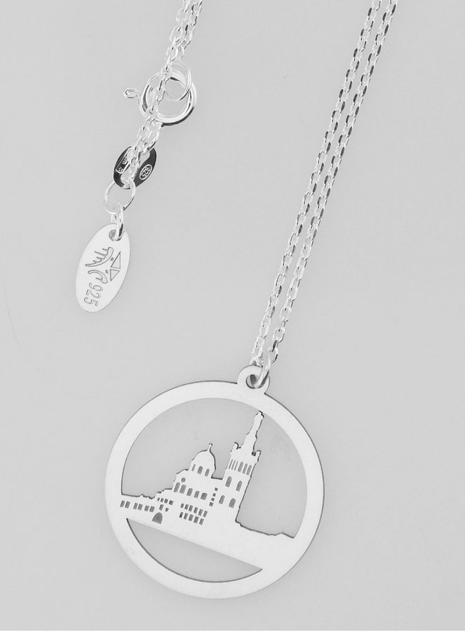 Collier Religieux Notre Dame de la Garde - Argent 925/1000 (pic 4)