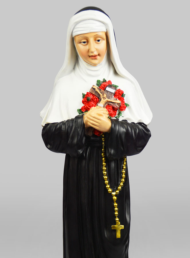 Statue Religieuse de Sainte Rita de Cascia - 60cm (pic 3)