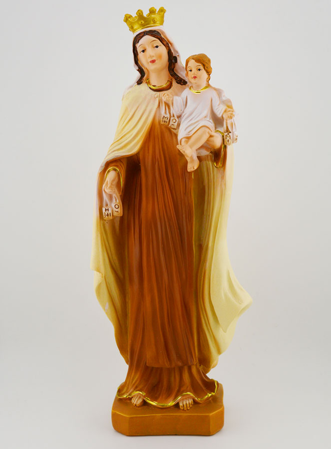 Statue Religieuse de la Vierge du Mont Carmel - 30cm (pic 1)
