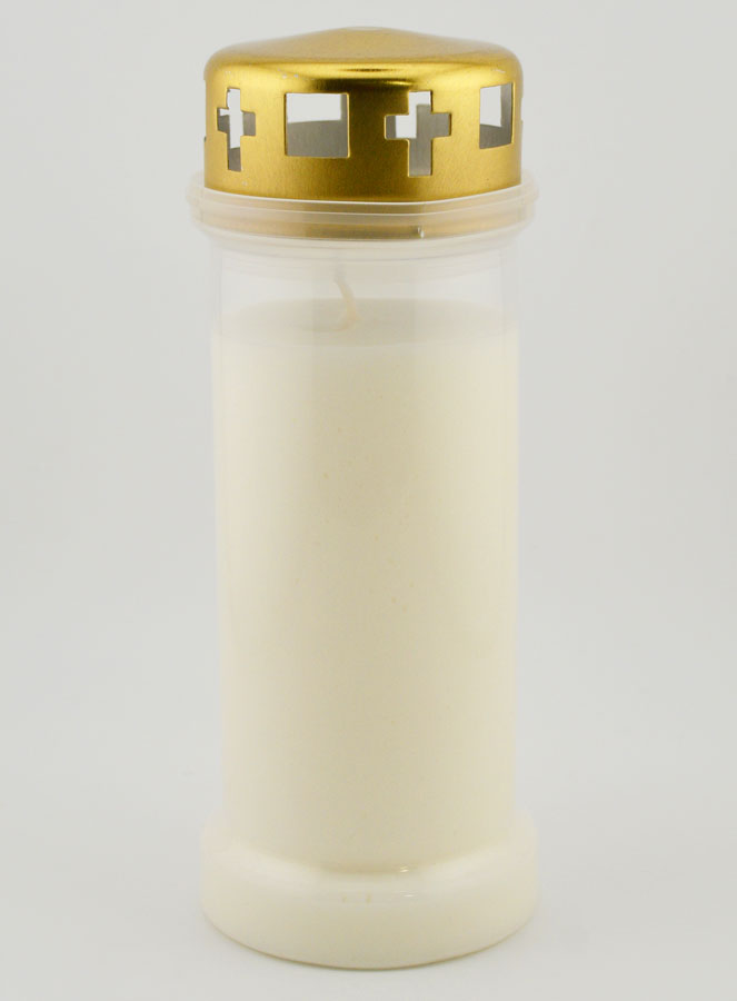 Bougie Funéraire Blanche (pic 1)