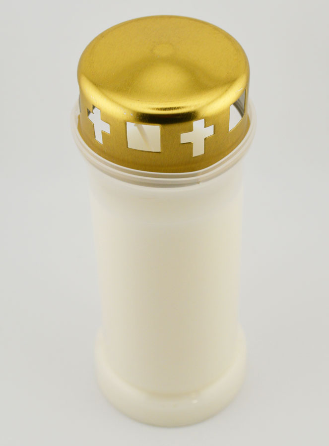Bougie Funéraire Blanche (pic 2)