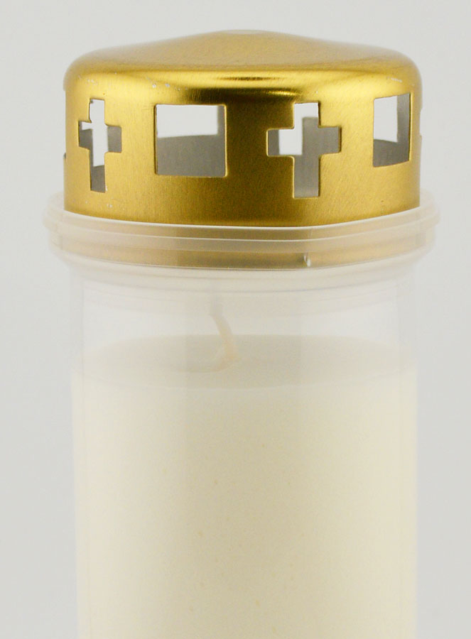 Bougie Funéraire Blanche (pic 3)