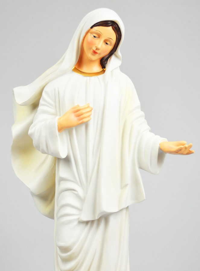 Statue Religieuse ND de Medjugorje - 40cm (pic 3)
