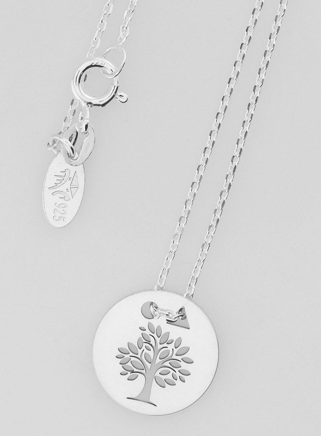 Collier Religieux Arbre de Vie Jeton - Argent 925/1000 (pic 4)