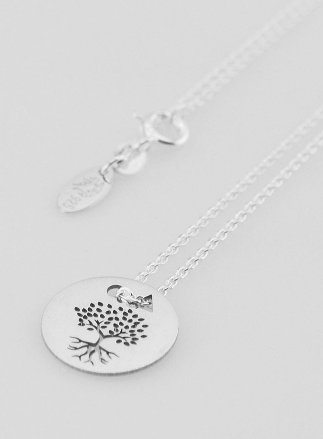 Collier Religieux Arbre de Vie Racines Jeton - Argent 925 (pic 1)