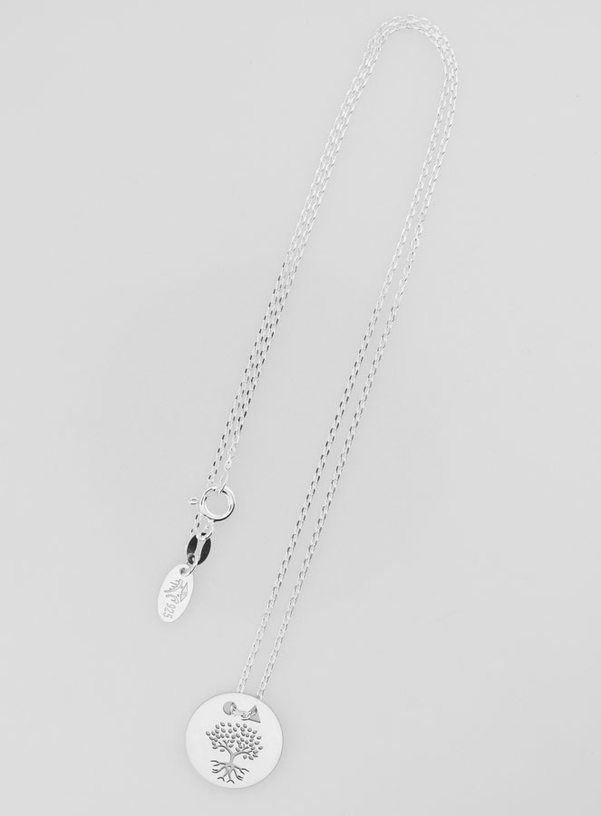 Collier Religieux Arbre de Vie Racines Jeton - Argent 925 (pic 2)