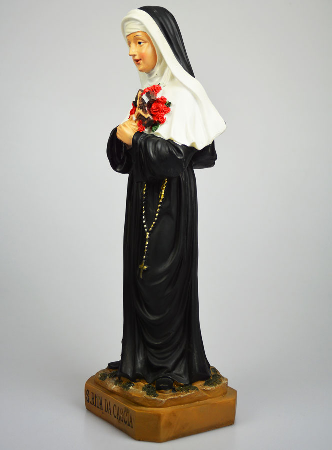 Statue Religieuse de Sainte Rita de Cascia - 40cm (pic 2)