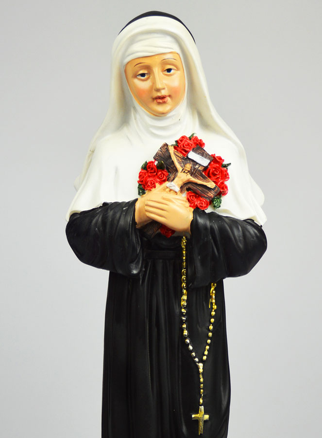 Statue Religieuse de Sainte Rita de Cascia - 40cm (pic 3)