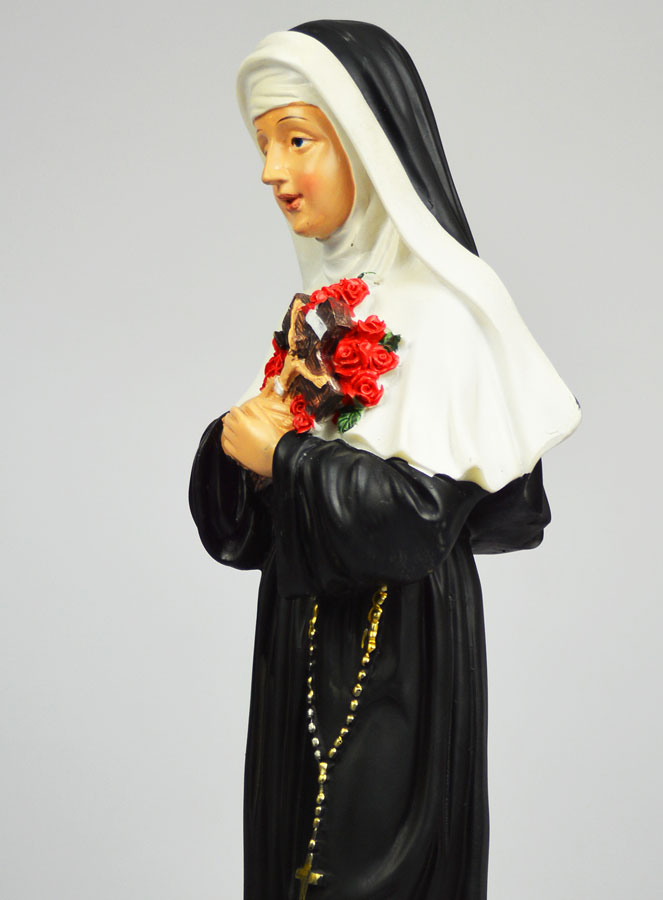 Statue Religieuse de Sainte Rita de Cascia - 40cm (pic 4)