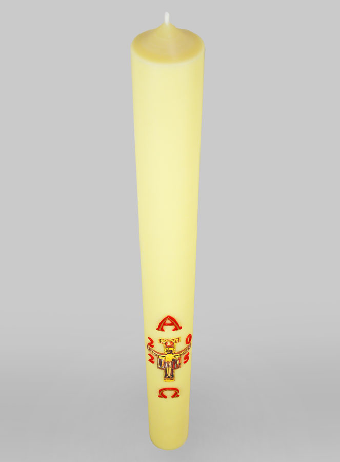 Grand Cierge Pascal Croix de Saint François - 90cm (pic 2)