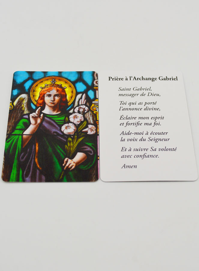 Carte de Prière à Saint Gabriel Archange (pic 4)