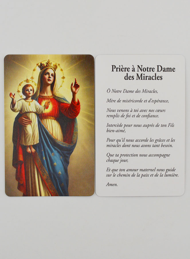 Carte de Prière à Notre Dame des Miracles (pic 3)