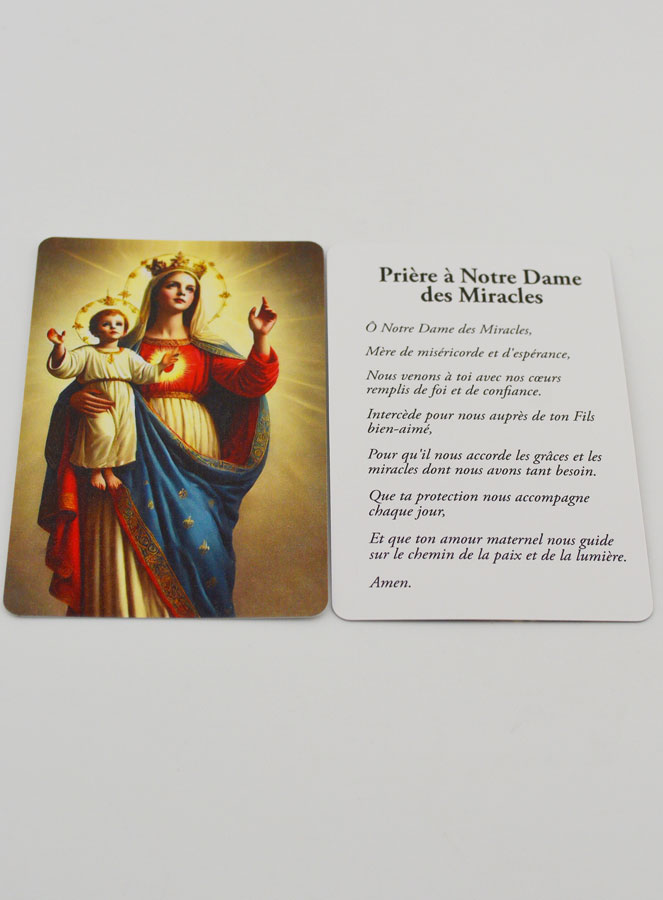 Carte de Prière à Notre Dame des Miracles (pic 4)