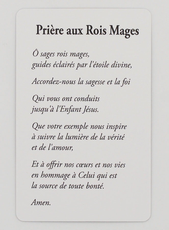 Carte de Prière aux Rois Mages (pic 2)