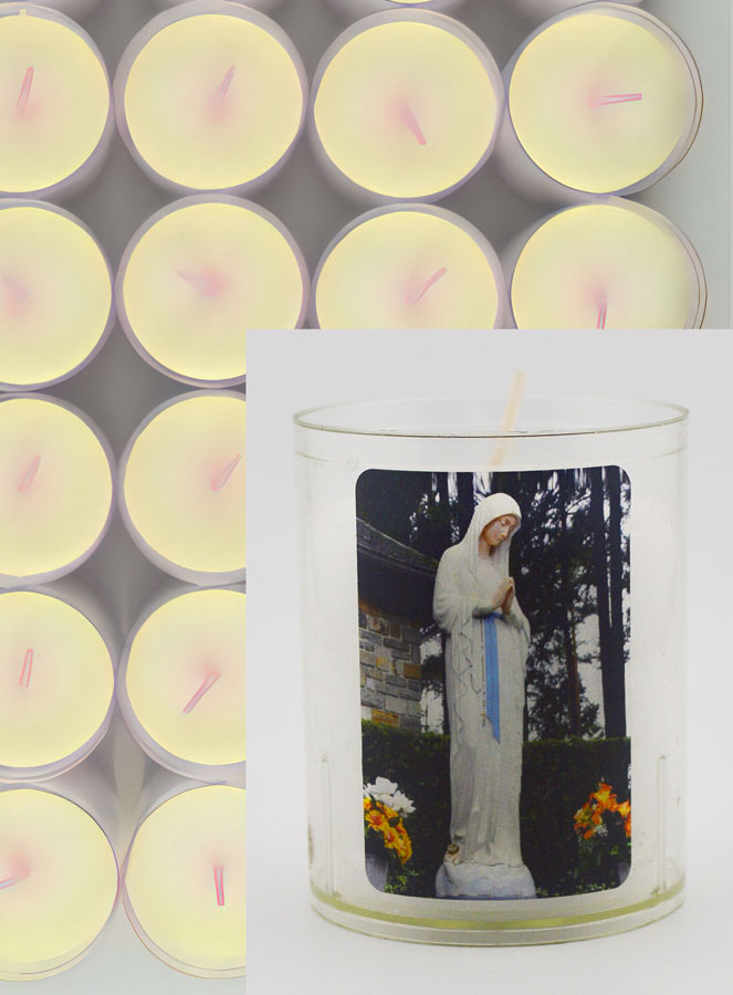 Lot de 10 Bougies Veilleuses Notre Dame de Banneux (pic 3)