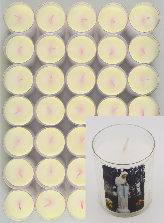 Lot de 48 Bougies Veilleuses à Notre Dame de Banneux (pic 2)