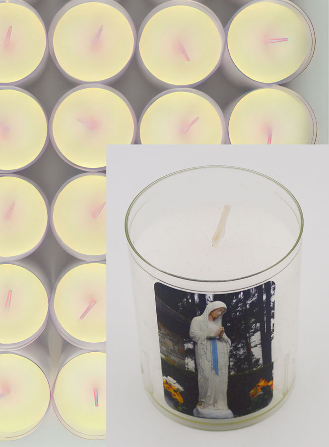 Lot de 48 Bougies Veilleuses à Notre Dame de Banneux (pic 4)