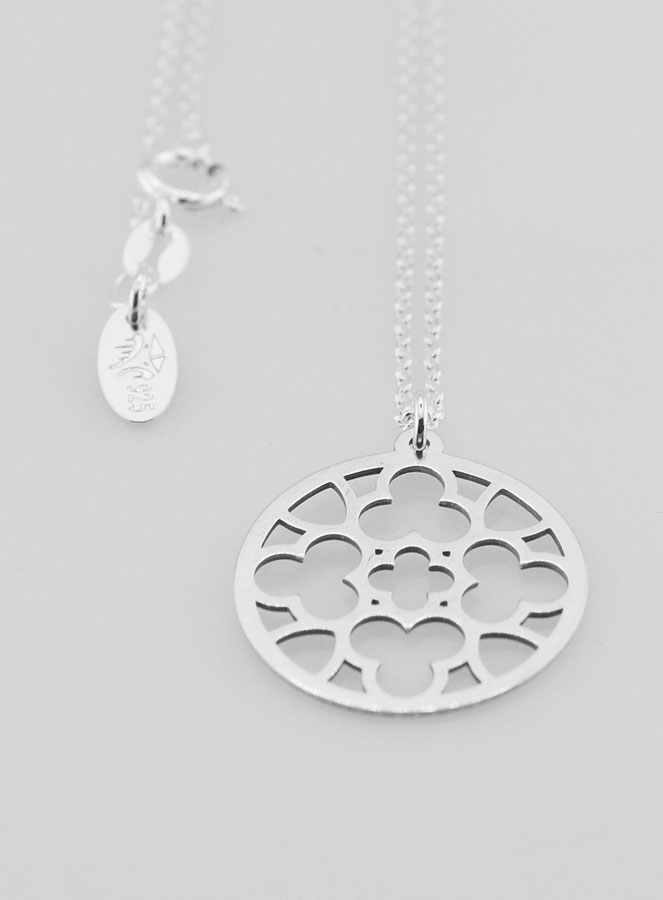 Collier Religieux Vitrail - Argent 925/1000 (pic 3)