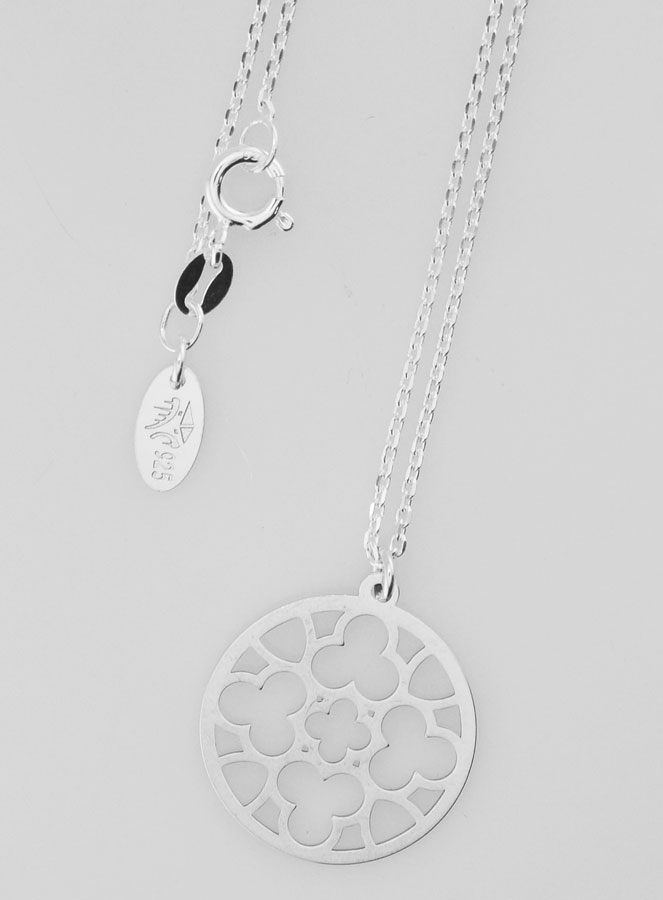 Collier Religieux Vitrail - Argent 925/1000 (pic 4)