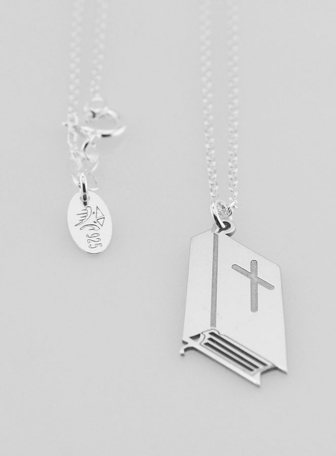 Collier Religieux Pendentif Bible - Argent 925/1000 (pic 3)