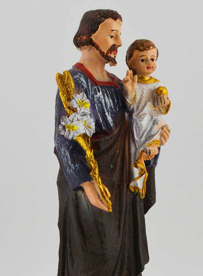 Statue Religieuse de Saint Joseph -15 cm (pic 4)