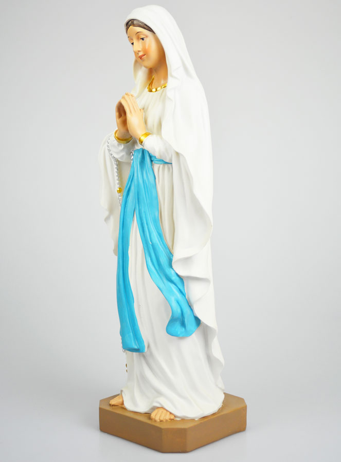 Statue Religieuse Notre Dame de Lourdes - 40cm (pic 2)