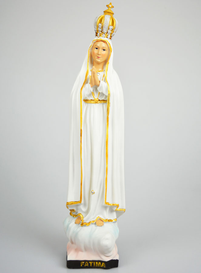Statue Religieuse Notre Dame de Fatima - 40cm (pic 1)