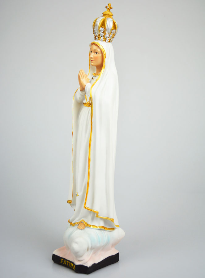 Statue Religieuse Notre Dame de Fatima - 40cm (pic 2)