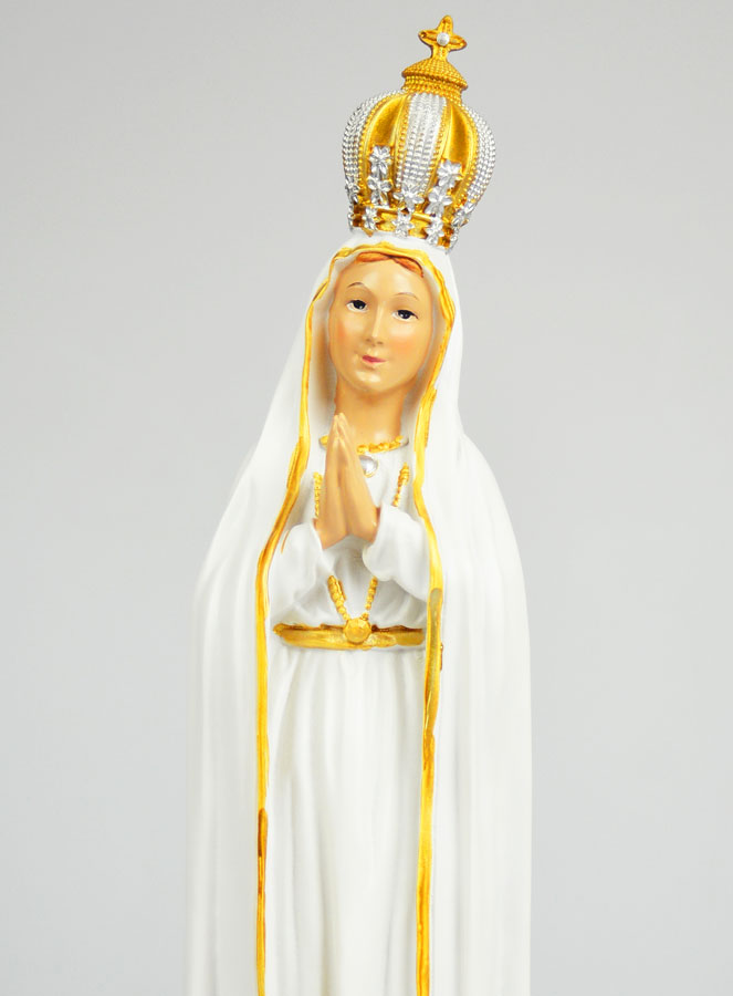 Statue Religieuse Notre Dame de Fatima - 40cm (pic 3)