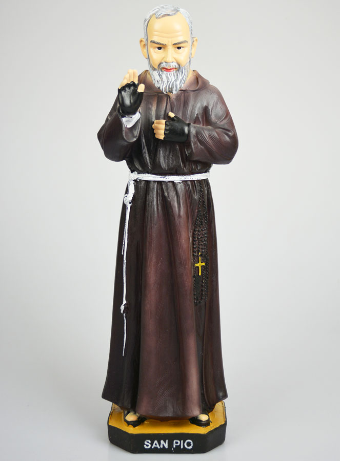 Statue Religieuse de Saint Padre Pio - 40cm (pic 1)