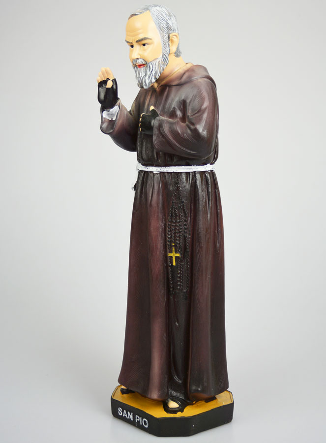 Statue Religieuse de Saint Padre Pio - 40cm (pic 2)