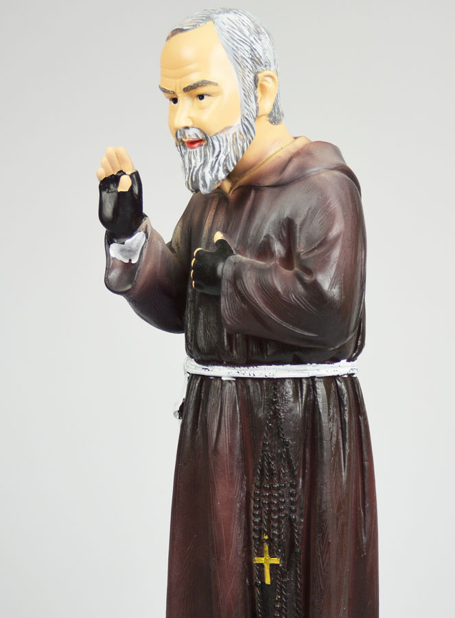 Statue Religieuse de Saint Padre Pio - 40cm (pic 4)