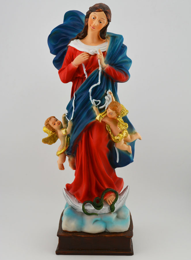 Statue Religieuse Marie qui Défait les Noeuds - 30cm (pic 1)