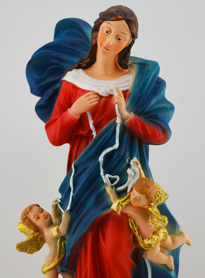 Statue Religieuse Marie qui Défait les Noeuds - 30cm (pic 3)