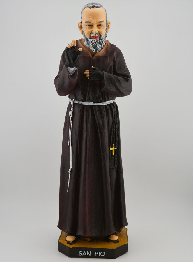 Statue Religieuse de Saint Padre Pio - 30cm (pic 1)