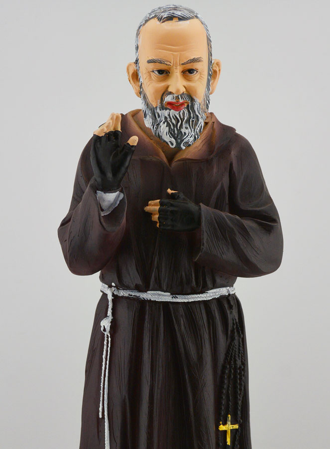 Statue Religieuse de Saint Padre Pio - 30cm (pic 3)